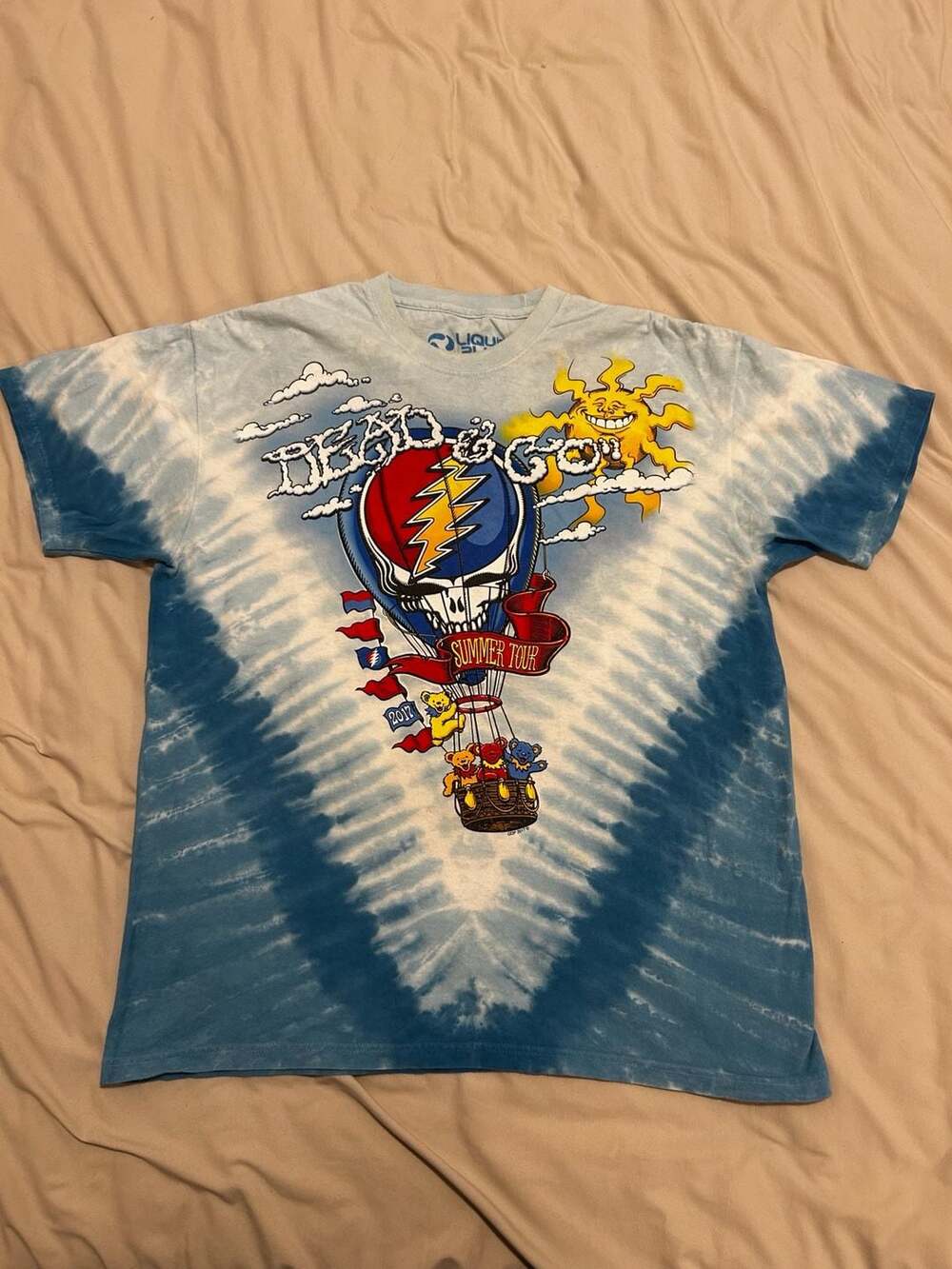 Liquid Blue Dead & Co. Summer Tour 2017 Tie-Dye T-Shirt